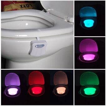 LIGHTBOWL 8-color Motion Sensor Induction Toilet Night Light