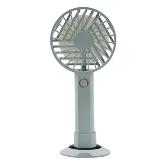 Y6 Summer Mini USB Rechargeable Hand-held Desktop Fan Mute 3-Speed Cooling Fan