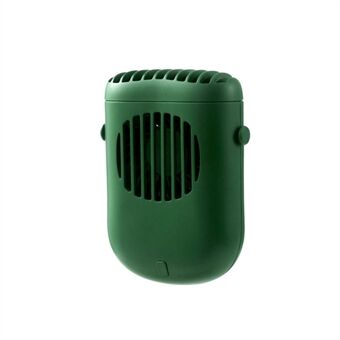 F858 Portable Hanging Neck Fan USB Mini Electric Cooling Fan Waist Clip Air Cooler for Outdoor Home