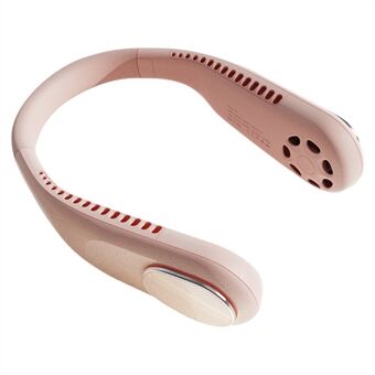 F60 Portable USB Charging Hanging Neck Mini Cooling Fan Summer Bladeless Fan Cooler