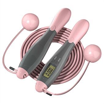 Dual Purpose Wired / Cordless Electronic Skipping Rope Gym Fitness Intelligent Skipping Rope with LCD Screen (with Cordless Ball)