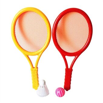 Children Outdoor Sports Tennis Racket with Badminton Ball Set Kids Toy Gift