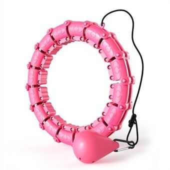 18 Sections Massage Fitness Hoop Detachable Weighted Hula Hoop for Abdominal Waist Weight Loss