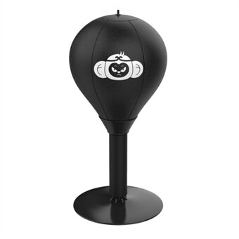 Desktop Punching Bag Suction Cup Stress Relief Boxing Punch Ball with Inflator and Gloves
