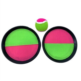 2Pcs Kids Catcher Paddle Sticky Ball Catch Toss Game Children Outdoor Sports Toy