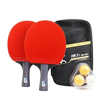 A11 Table Tennis Rackets Set Ping Pong Bats with Balls Shakehand Grip / Long Handle