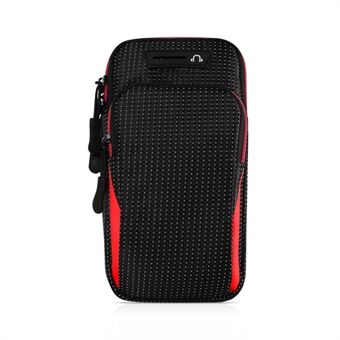 Color Splicing Outdoor Sports Running Adjustable Armband Phone Storage Bag for 6.5-inch Mobile Phones