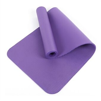 10mm Thick Durable NBR Yoga Mat Non-slip Exercise Pad (183 x 61cm)