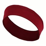 FD065 Solid Color Women Sports Headband Moisture Wicking Elastic Sweatband Hair Band