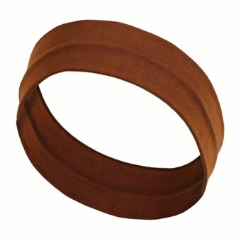 FD065 Solid Color Women Sports Headband Moisture Wicking Elastic Sweatband Hair Band