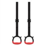 2Pcs Gymnastics Rings 330Lbs Capacity Gym Fitness Gymnastics Calisthenics Pull Up Exercise Rings for Home Gym Full Body Workout