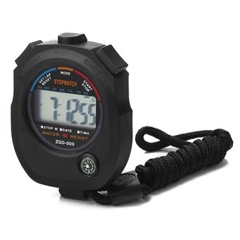 Sports Stopwatch Timer Waterproof Digital Stopwatch with Date Time and Alarm Function for Swimming Running Football