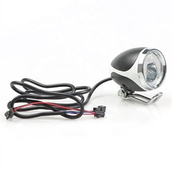 For KUGOO M4 10inch Electric Scooter Front Lamp 24-48V LED Light with Horn Accessory