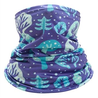 Cartoon Printed Kids Summer Outdoor Sun-proof Magic Scarf Neck Gaiter  Breathable Cycling Face Cover