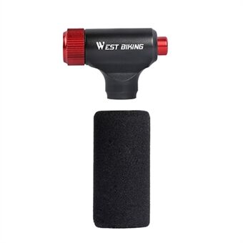 WEST BIKING Bicycle Carbon Dioxide CO2 Mini Inflator Inflatable Pump