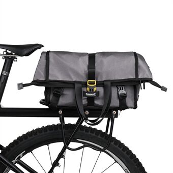 RHINOWALK X2002 Bike Bag Postman Pannier Bag Rear Seat Bag Rack Trunk Bag Shoulder Bag