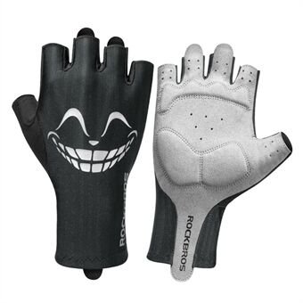 ROCKBROS S295 1 Pair Cycling Half Finger Gloves Unisex Shock-absorbing Breathable Bike Bicycle Gloves