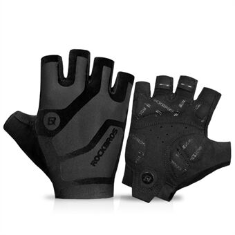 ROCKBROS S196 Half-finger SBR Palm Rest Protection Gloves Outdoor Sports Non-slip Cycling Gloves