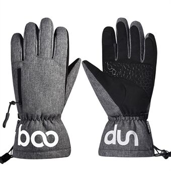 BOODUN 1232 1 Pair Adult Winter Skiing Cycling Full Finger Gloves Touch Screen Warm Anti-skid Gloves