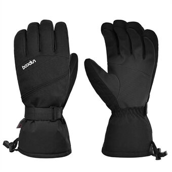 BOODUN 1384 1 Pair Winter Warm Touch Screen Gloves Full Finger Mittens for Skiing Cycling