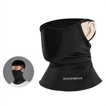 ROCKBROS LF7813 Neck Gaiter Face Cover Scarf Mask with Ear Loops UV Protection Blocking PM2.5 Headwear for Men and Women