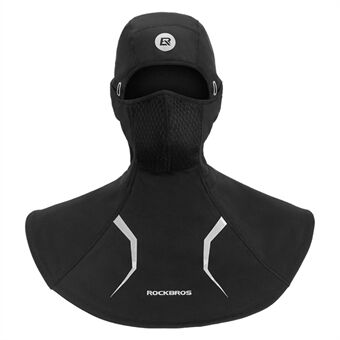 ROCKBROS YPP042 2 in 1 Detachable Fleece Lined Head Scarf + Balaclava Face Mask with Filter for Winter Motorcycle Cycling