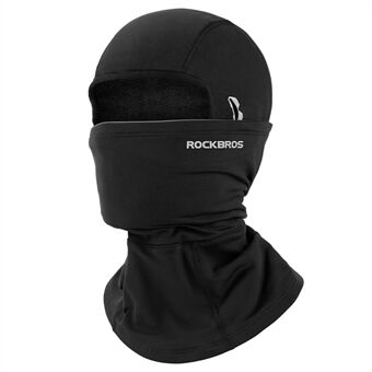 ROCKBROS 13420045001 Warm Fleece Lined Short Face Mask Windproof Motorcycle Cycling Balaclava Head Scarf with Replaceable Filter
