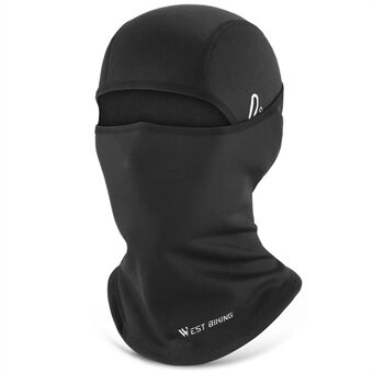 WEST BIKING YP0201397 Winter Motorcycling Cycling Headwear Neck Gaiter Warm Fleece Head Face Cover with Glasses Hole