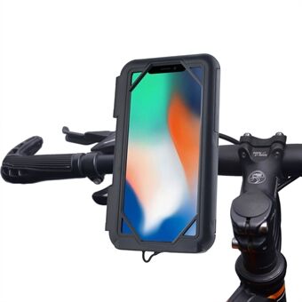 Motorcycle Bike Rearview Mirror Waterproof Phone Case Holder Bicycle Phone GPS Bracket Stand