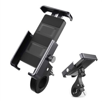 Universal Bicycle Handlebar Mobile Phone Holder Rack 360-degree Rotatable Motorcycle Scooter Smartphone Stand Metal Bracket Cycling Accessories