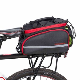 PROMEND Mountain Bike Large Capacity Rear Pannier Bag Bicycle Rear Rack Luggage Bag with Rain Cover
