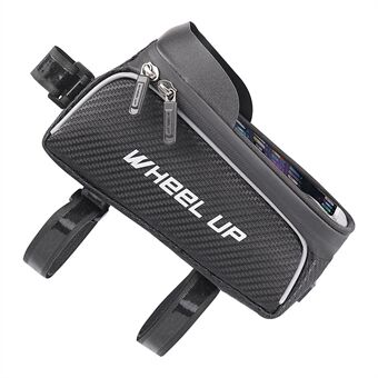 WHEEL UP 025 Outdoor Cycling Waterproof Bicycle Front Tube Bag for Touch Screen Phone