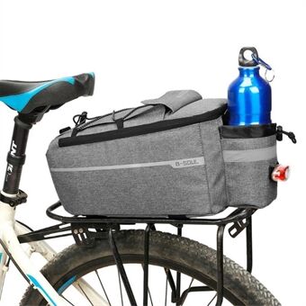 B-SOUL 10L Bicycle MTB Bike Waterproof Insulation Bag Rear Rack Tail Pannier Pack Cycling Bottle Holder Storage Bag