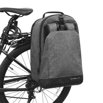 WHEEL UP E002 40L Large Capacity Bike Rear Pannier Bag Multifunctional Backpack Pouch - Dark Grey