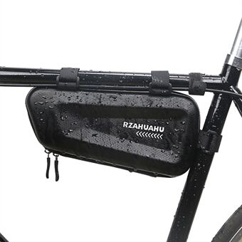 RZAHUAHU Bicycle Front Frame Hard Shell Bag Cycling Bike Waterproof Phone Tools Storage Bag