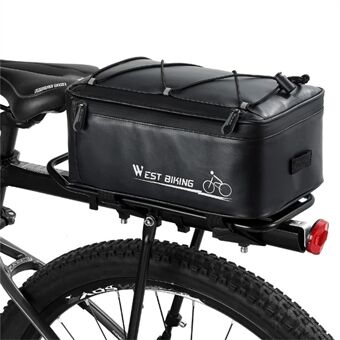 WEST BIKING 4L Large Capacity Bicycle Seat Saddle Bag Waterproof Bike Tail Storage Bag