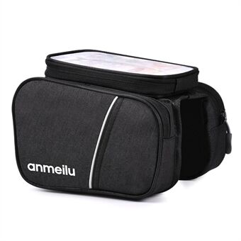 ANMEILU 7003 Bike Front Beam Bicycle Bag Touch Screen Waterproof 6inch Phone Bag Case Mountain Bike Accessories