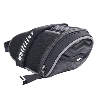 WOLFILIST W002 Outdoor Cycling 0.5L Reflective Bike Rear Bag Bicycle Seat Saddle Bag Tail Pouch