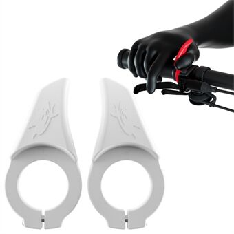 ENLEE 1 Pair Ergonomic MTB Bike Cycling Thumb Rest Handles Bicycle Anti-slip Lock Ring Auxiliary Handle