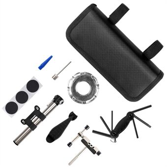 WEST BIKING MTB Mountain Bicycle Air Pump Tire Repair Tyre Patch Wrench Tool Kit Set