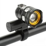 CYCLINGBOX XML T6 BG-887 Bicycle LED Headlight USB Rechargeable MTB Bike Front Light - Black
