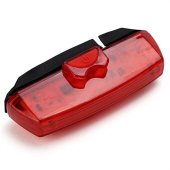 LD18 LED Bicycle Brake Tail Light Waterproof Bike Seat Rear Light Support USB Charging (Red Standard Version)