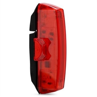 LD18S Smart Sensor Brake Tail Light Waterproof Bicycle Seat Rear LED Light Support USB Charging (Red Induction Version)