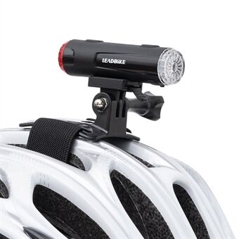LEADBIKE LD56 Bicycle Helmet Lamp Dual Head Front / Rear Light USB Rechargeable Bike Helmet Headlight