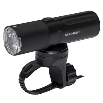 LEADBIKE M02 400LM Aluminum Alloy Bicycle Headlight Night Cycling Safety Lamp Torch Bright LED Bike Front Light