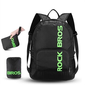 ROCKBROS Bicycle Backpack Portable Foldable Rainproof Outdoor Travel Equipment Bag - Black