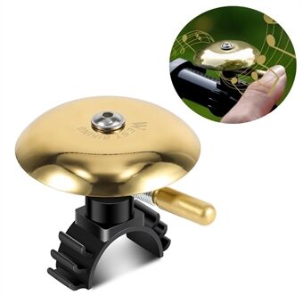 WEST BIKING Vintage Bike Bell Classic Brass Bicycle Ring Bell Cycling Handlebar Ring Horn with Clear Sound