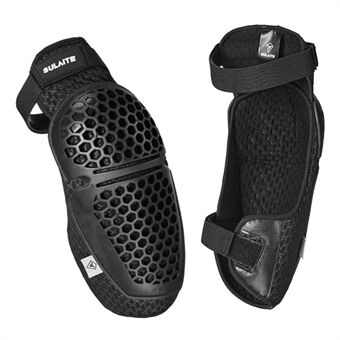 SULAITE 1 Pair SLT1207 Motocross Knee Shin Pads Honeycomb Adjustable Breathable Knee Guard Protector Off-Road Motorcycle Protective Gear