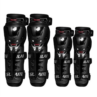 SULAITE 4Pcs/Set GT-1202 Motocross Knee Elbow Pads Breathable Knee Elbow Guard Protector Off-Road Motorcycle Protective Gear Set