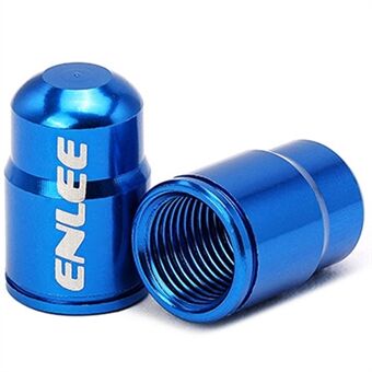 ENLEE E-MZ504 2Pcs Corrosion Prevention Aluminum Alloy Tire Valve Caps Universal Valve Stem Dustproof Covers for Bike Road Bike Mountain Bike